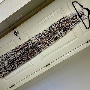 VICI Halter Maxi Dress, Cheeta Print
